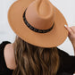 Fame Take a Stroll Studded Fedora -