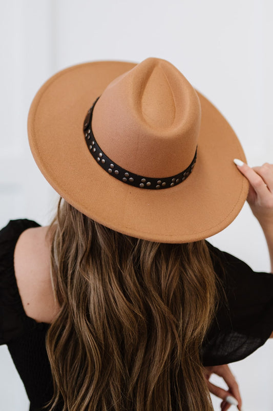 Fame Take a Stroll Studded Fedora -