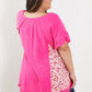 Hailey & Co Who's That Girl Printed Panel Top -