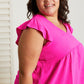 Cotton Bleu At The Summit Airflow Babydoll Top -