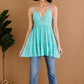 Zenana Cross My Heart Full Size Run Lace Cami -