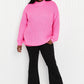 Davi & Dani Camera Ready Full Size Mock Neck Sweater -