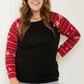 Heimish Winter Wonderland Full Size Christmas Baseball Sleeve Top -