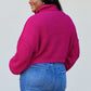 Zenana First Snow Ribbed Turtleneck Sweater -