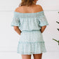 GeeGee Floral Frenzy Full Size Run Off-Shoulder Dress -