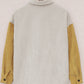 Color Block Button Front Corduroy Shirt Jacket -