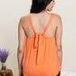 Sew In Love Bright-Eyed Beauty Tank in Tangerine -