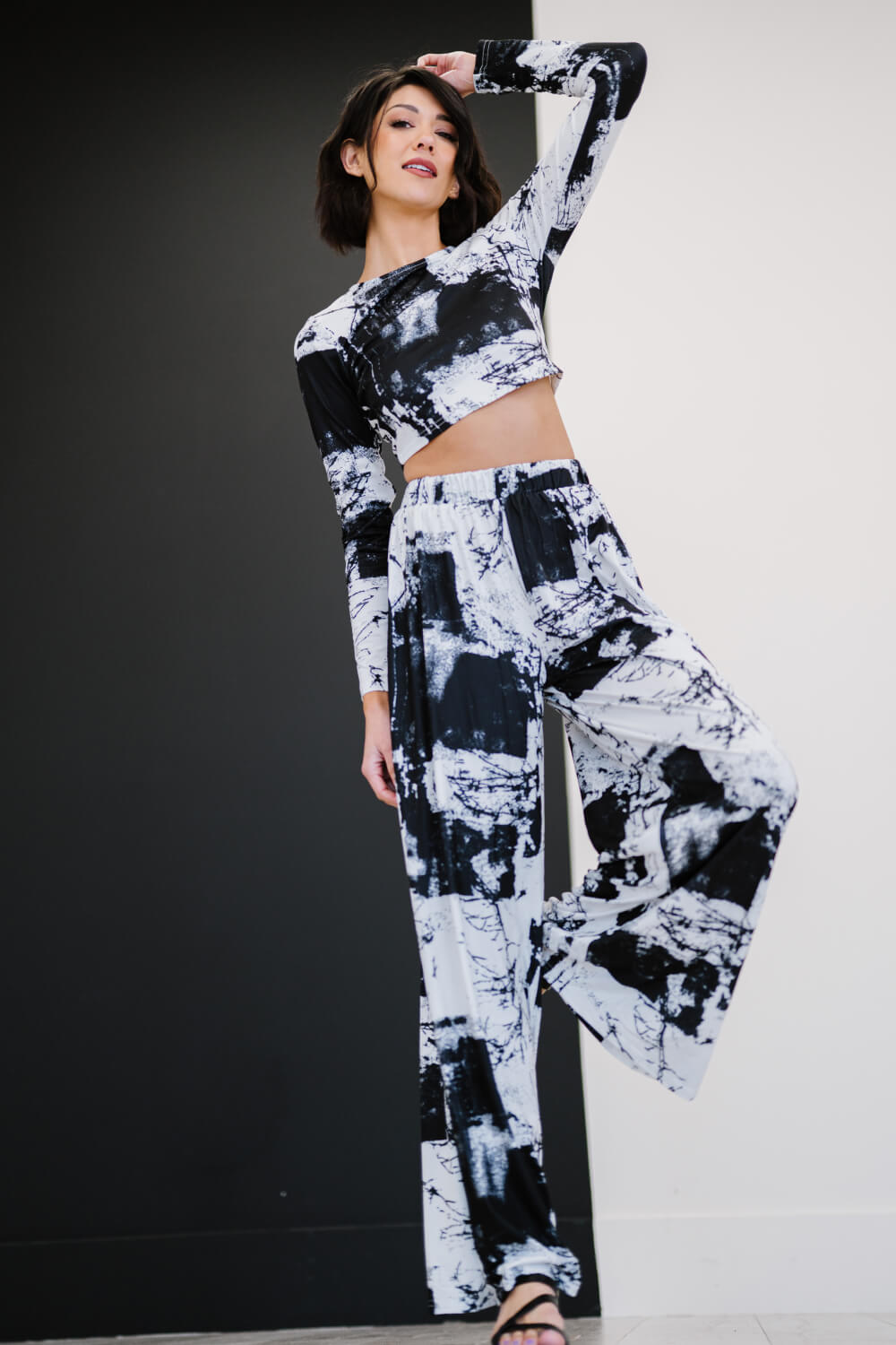 Dress Day Read All About It Abstract Print Set -