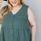 Cotton Bleu Farmers' Market Button-Up Sleeveless Dress -