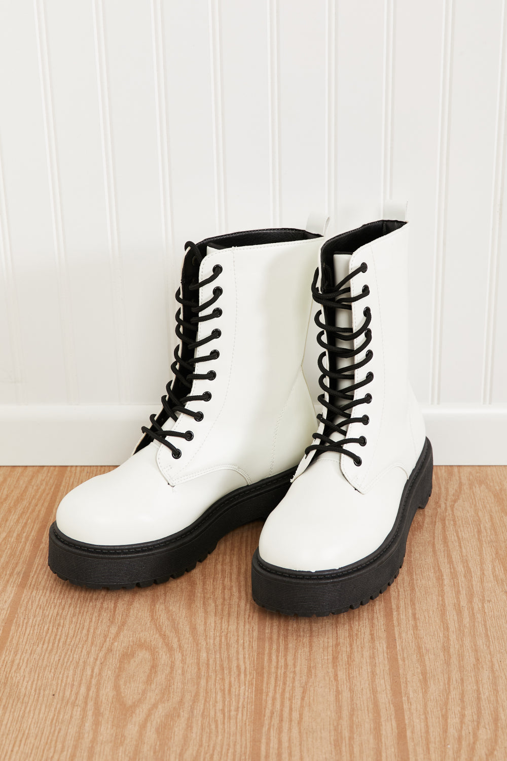 WeeBoo Big Steps Platform Combat Boots -