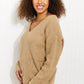 CY Fashion Just a Little Twist Open Back Sweater -