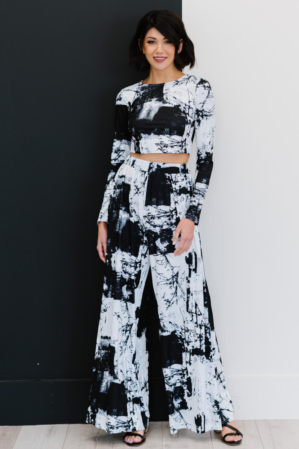 Dress Day Read All About It Abstract Print Set -