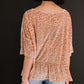 Cheers to You Leopard Burnout Top -