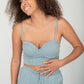 SHOPIRISBASIC Let's Do This Bustier and Joggers Lounge Set in Sage Green -