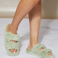 Cape Robbin Soft Steps Buckled Fuzzy Sandals -