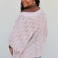 Sweet Lovely by Jen Drift Away Scallop Sweater -