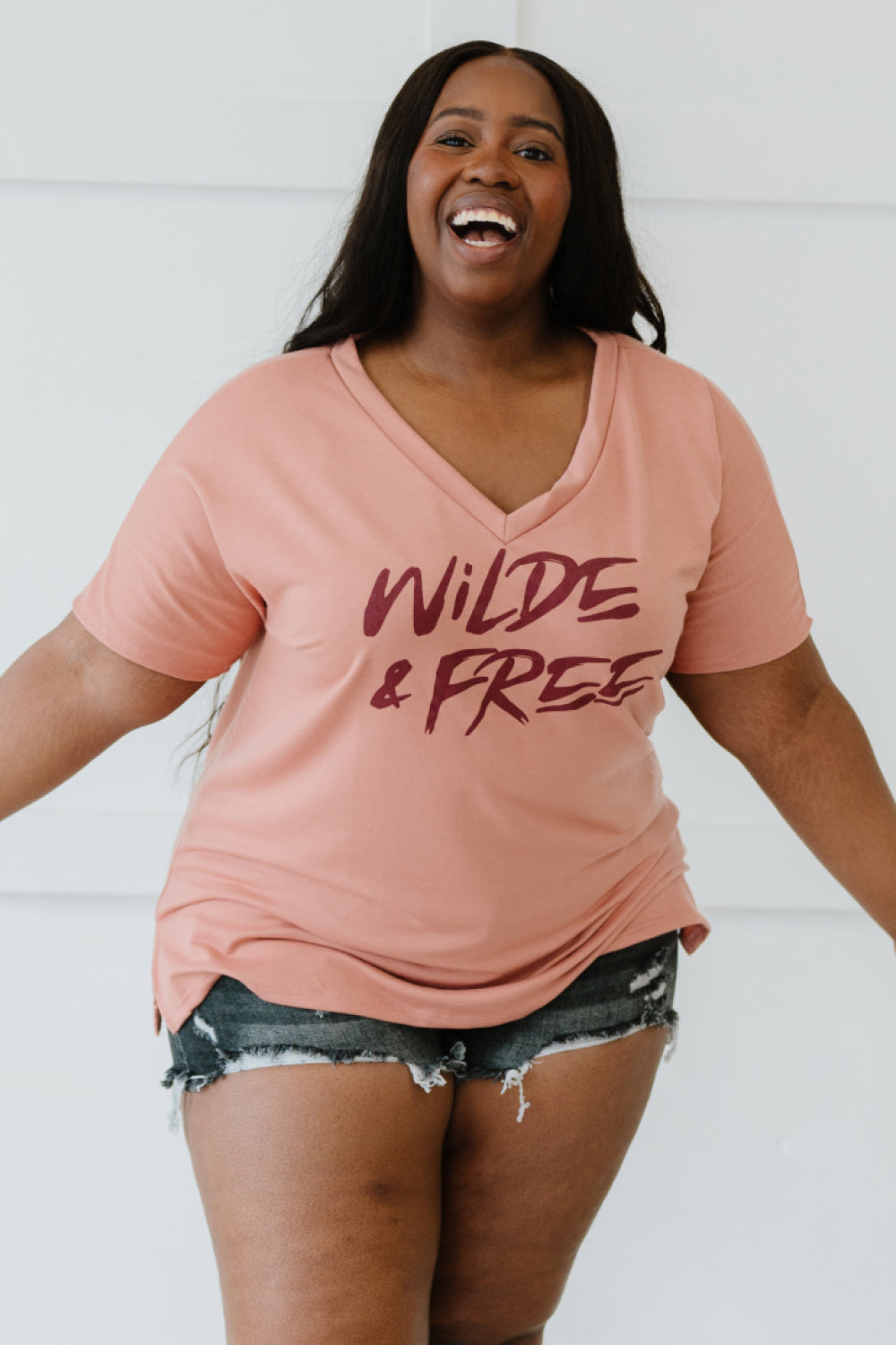 Sew In Love Wilde & Free Graphic Tee -