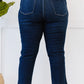 Judy Blue Sophie Cropped Straight Leg Jeans with Slit -