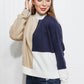 HYFVE Straight-A Student Color Block Sweater -