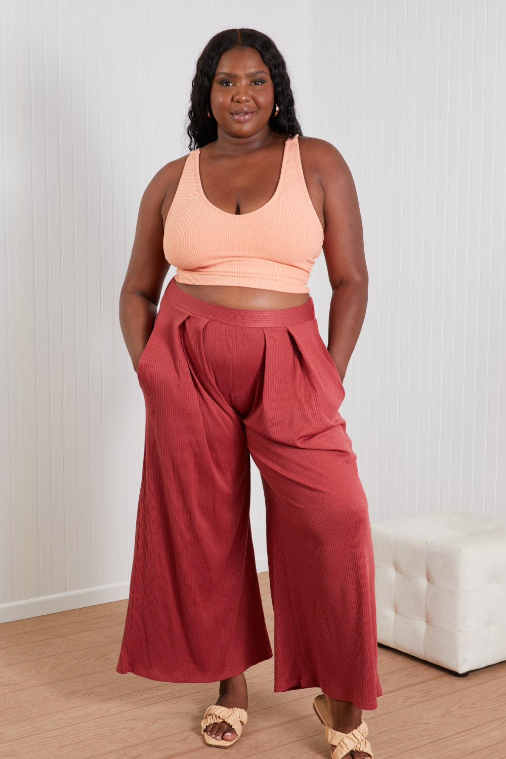 Jade By Jane Lookin' Chic Wide Leg Pants -