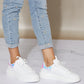 Berness Kicks and Giggles Chunky Sole Sneakers in White -
