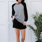 Doe & Rae Small Town Waffle Knit Baseball Tee -