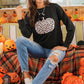 Leopard Pumpkin Graphic Sweatshirt -