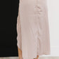 HYFVE Glam It Up Ruched Satin Tulip Hem Skirt -