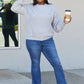 Sew In Love Full Size Openwork Rib-Knit Sweater -
