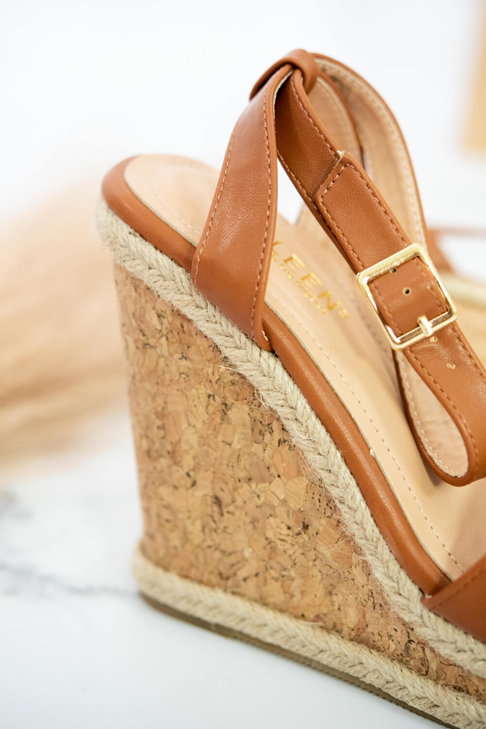 KAYLEEN Vermont Vacation Cork Wedges -