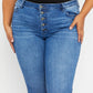 Kancan Molly High Rise Button Fly Bootcut Jeans -