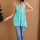 Zenana Cross My Heart Full Size Run Lace Cami -