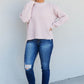 Heimish Losing Track Hem Detail Rib-Knit Sweater -