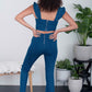 SHOPIRISBASIC One in a Million Denim Crop Top and Flare Pants Set -