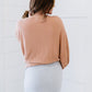 Hailey & Co All Tied Up Ribbed Top -