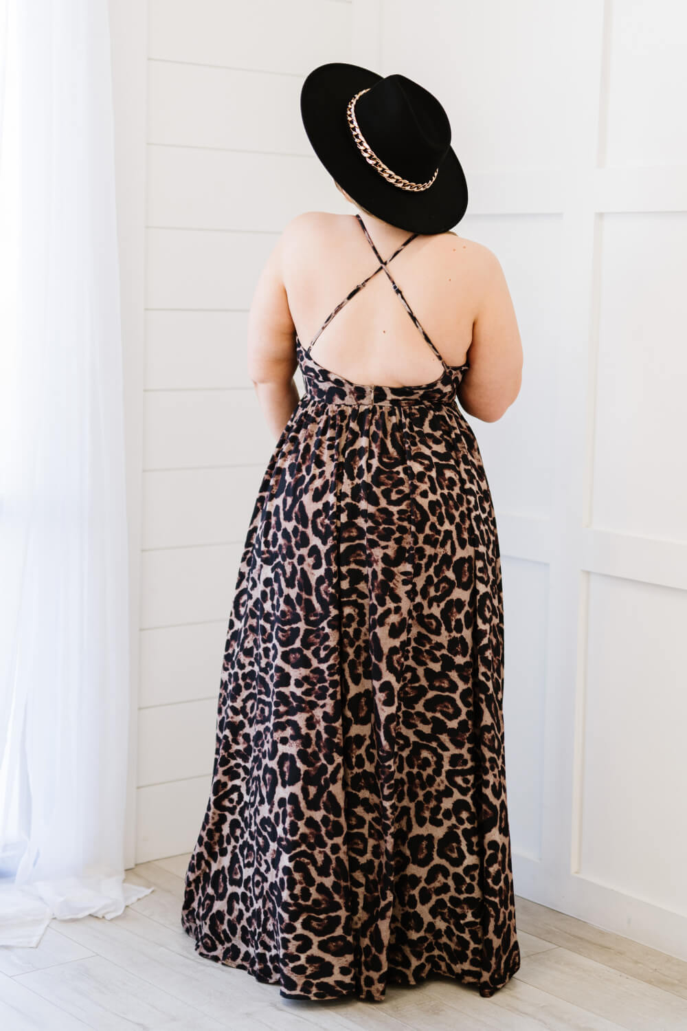 Sweet Generis Never Stop Leopard Maxi Dress -