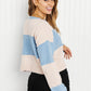HYFVE Just Checking In Color Block Sweater -