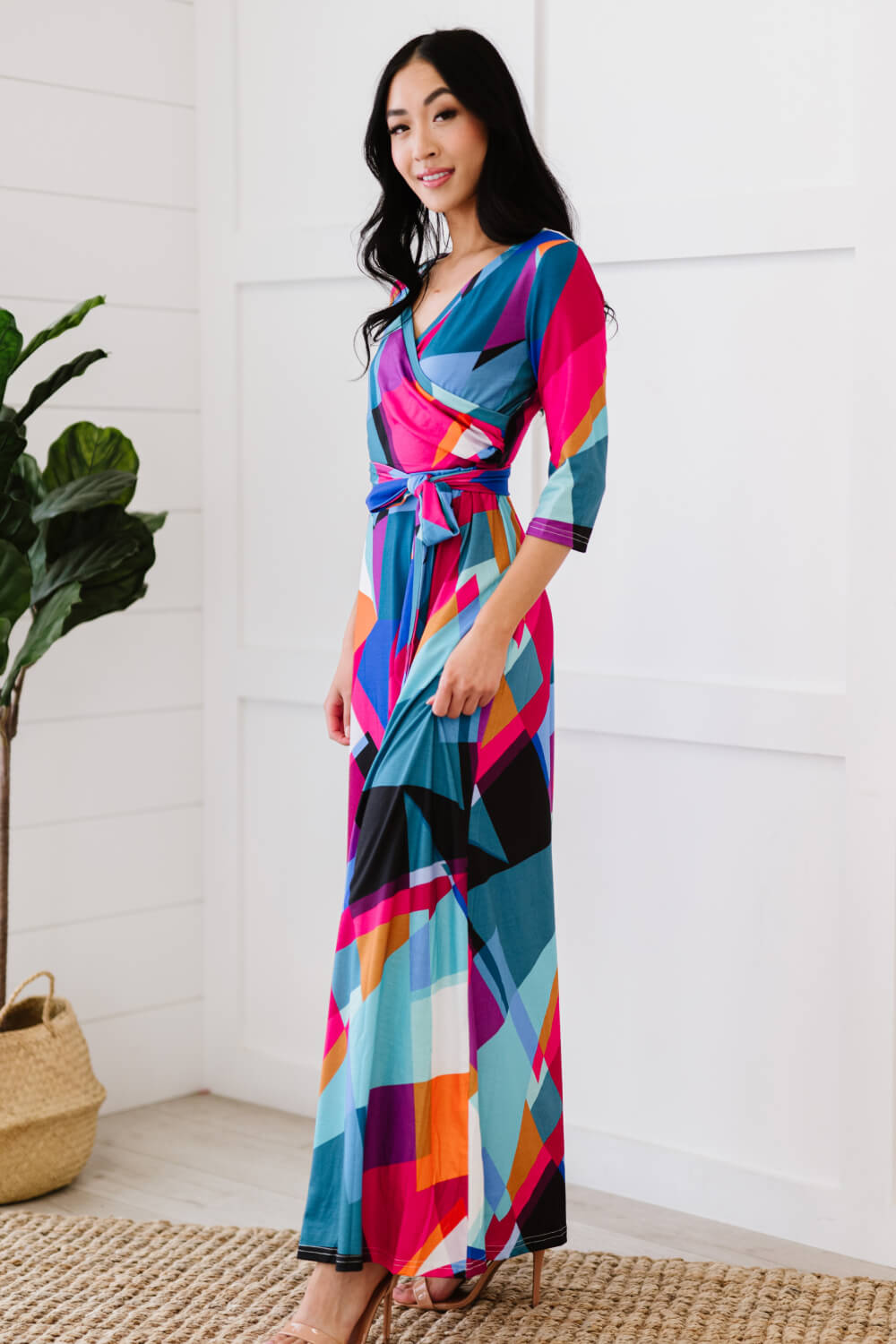 Shapeshifter Geometric Maxi Dress -