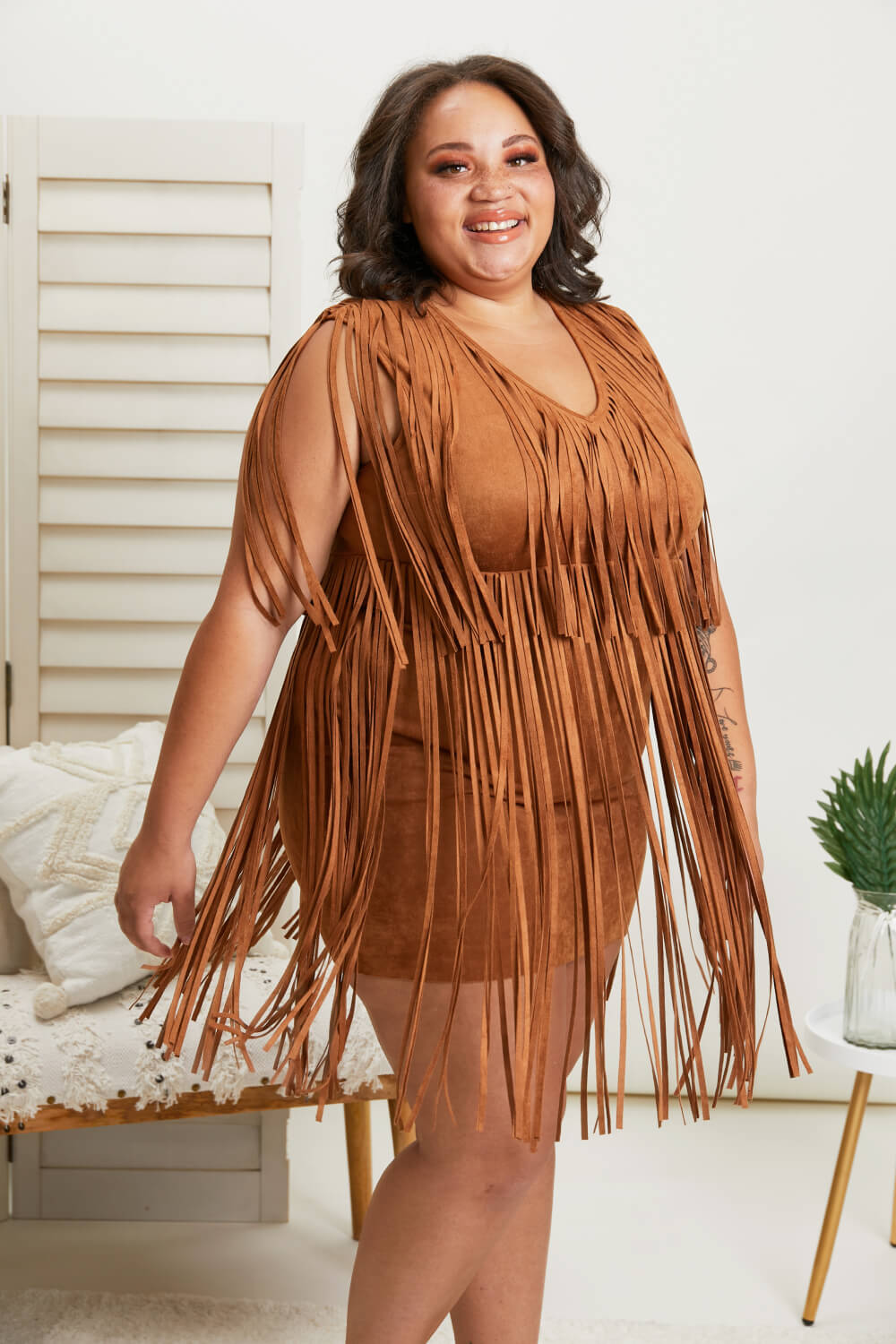 Vocal Shake It Up Fringe Dress -