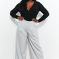 White Birch Ready to Slay High-Waisted Trousers -