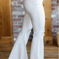SneakPeek Genevieve High Rise Distressed Bell Bottom Jeans -