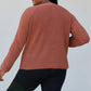 Heimish Full Size Raglan Sleeve V-Neck Sweater -