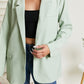 Trend Notes Self Made Blazer in Green -