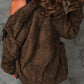 Zip Up Teddy Jacket with Pockets -