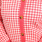 Sew In Love Full Size Houndstooth Button-Up Cardigan -
