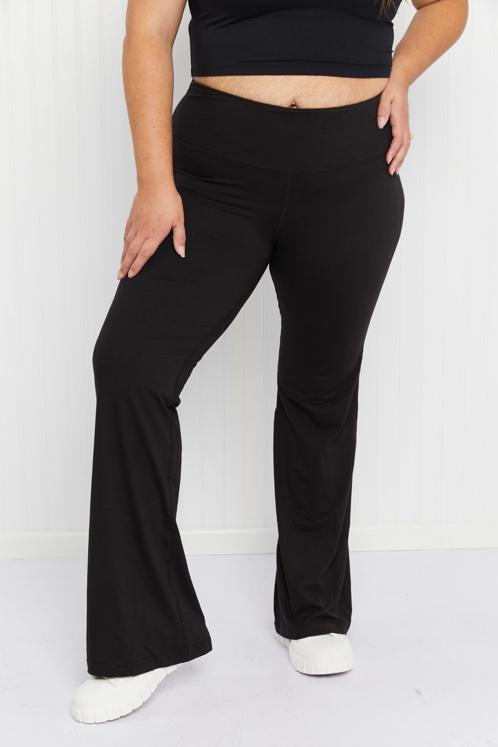 Rae Mode Willpower Full Size Flared Yoga Pants -