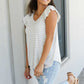 Sew In Love Illuminate the Way Striped Tee in Heather Grey -