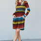 Heimish Full Size Striped Pleated Dress -