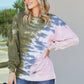 Sew In Love Full Size Tie-Dye Seam Detail Sweatshirt -