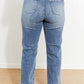 Judy Blue Lennon Full Size Wide Cuff Straight Leg Jeans -